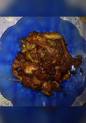 Foto resep Asam manis daging kambing ala revanz