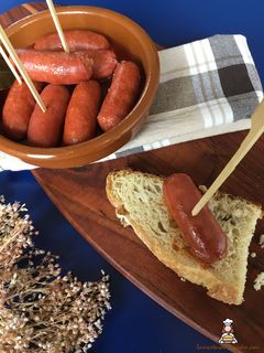Una foto de Chorizos al vino