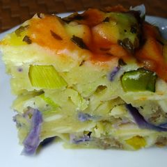 Steamed Cake Salé (Savory/Salty Cake) A picture of Steamed Cake Salé (Savory/Salty Cake).