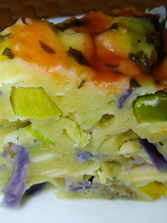 A picture of Steamed Cake Salé (Savory/Salty Cake).