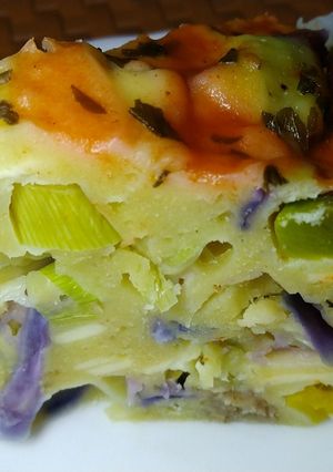 A picture of Steamed Cake Salé (Savory/Salty Cake).