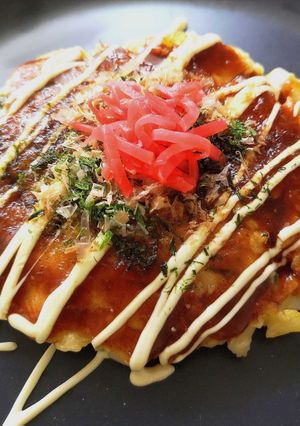 Foto di Okonomiyaki - Pancake salato giapponese