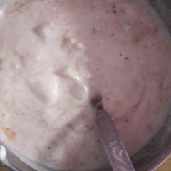 A picture of Potato raita.