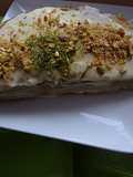 Matcha teás palacsinta torta