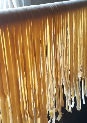 Una foto de Fideos caseros