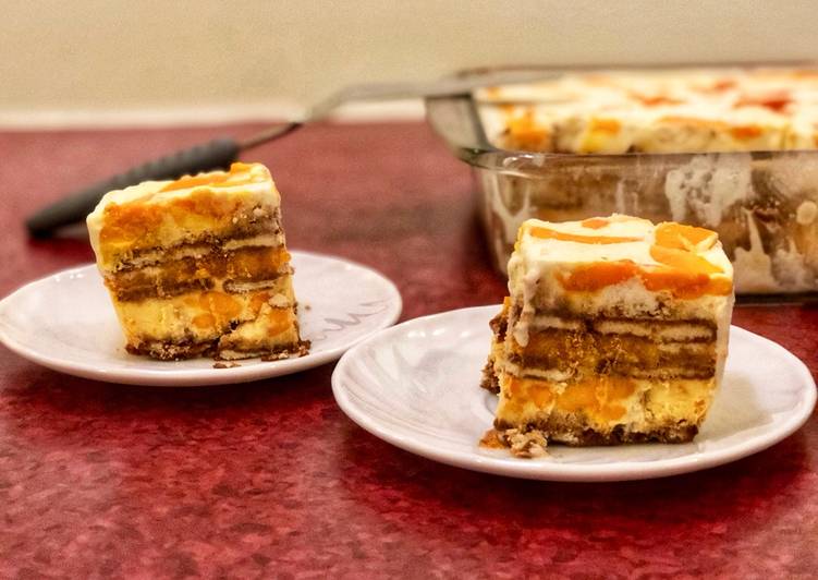 Recipe of Any-night-of-the-week Mango Tiramisu Ice cream Cake