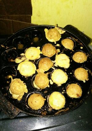 Foto resep Kerak telor takoyaki