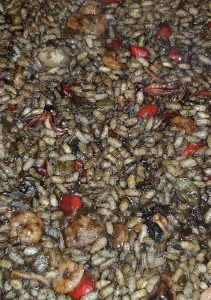 Una foto de Arroz negro