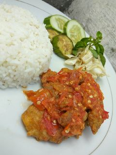 Foto resep Telur Geprek Sambal Bawang Bawang