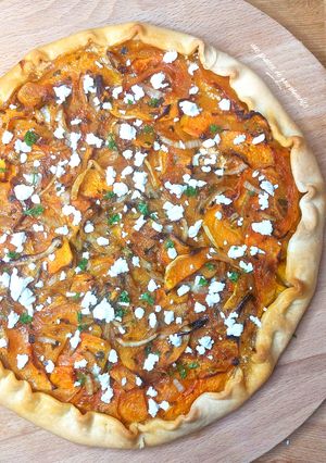 Une photo de Tarte butternut et feta