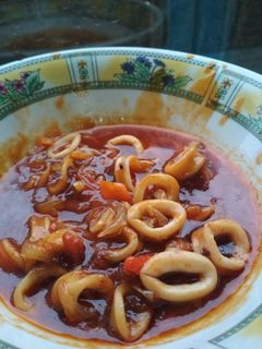Foto resep Cumi Saos Padang (Cumi saos merah)
