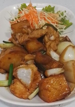 รูปของ ไก่ผัดมันฝรั่ง