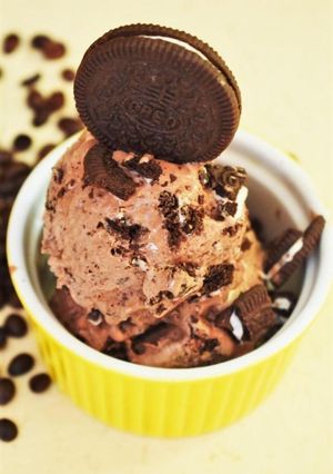 A picture of Coffee Oreo Ice Cream.