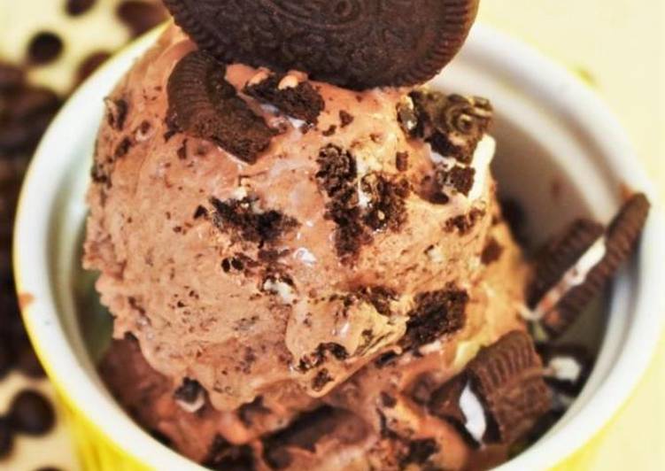 Easiest Way to Prepare Speedy Coffee Oreo Ice Cream