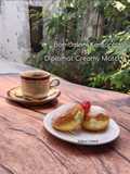 Bomboloni Kentang Isi Diplomat Creamy Matcha