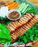 Thịt xíu cuốn bánh tráng Đại Lộc(Quảng Nam)