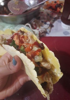 Una foto de Tacos👏👏👏🌮🇲🇽