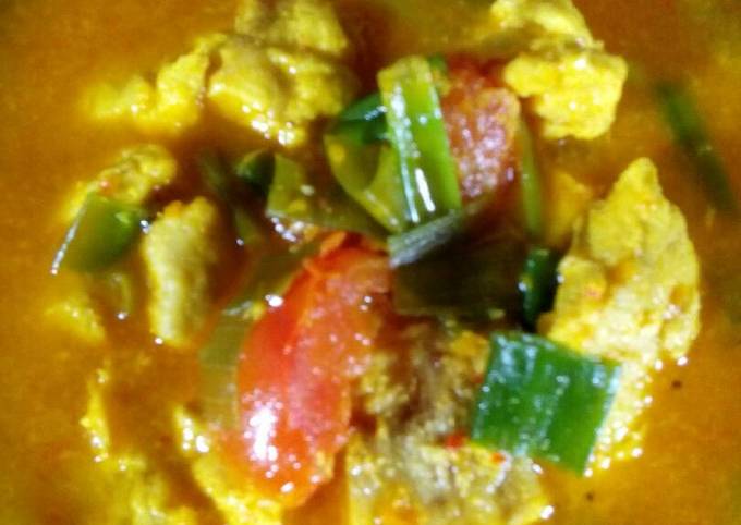 Resep Fillet kakap merah kuah kuning Anti Gagal
