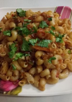 A picture of Veg macroni.