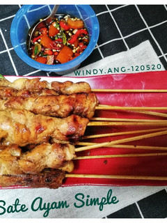 Foto resep Sate Ayam Simple