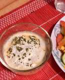 Rollo de merluza con queso crema light
