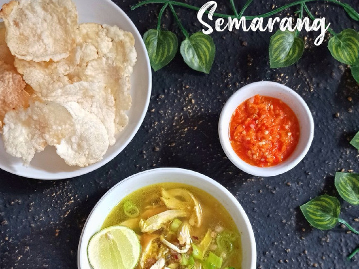 Standar Resep gampang bikin Soto Ayam Semarang  sesuai selera