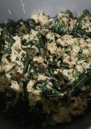 Foto resep Urap daun singkong
