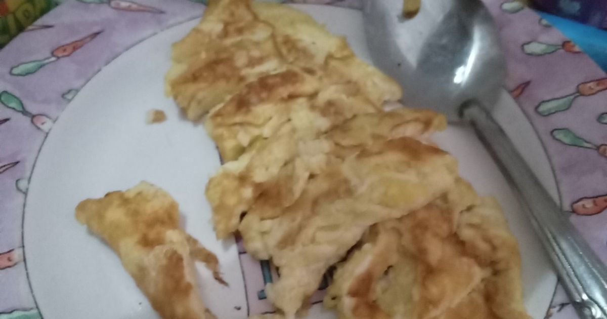 Telur Dadar Keju Non MSG Ala Miftah