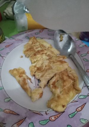 Foto resep Telur Dadar Keju Non MSG Ala Miftah
