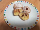Eperlekvárral töltött kefíres fánk