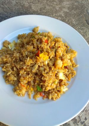 Foto resep Nasi goreng terasi pedas