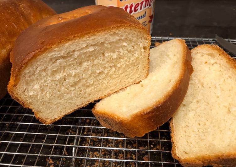 Simple Way to Prepare Any-night-of-the-week Buttermilk White Bread