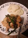 French Onion Chicken and Asparagus