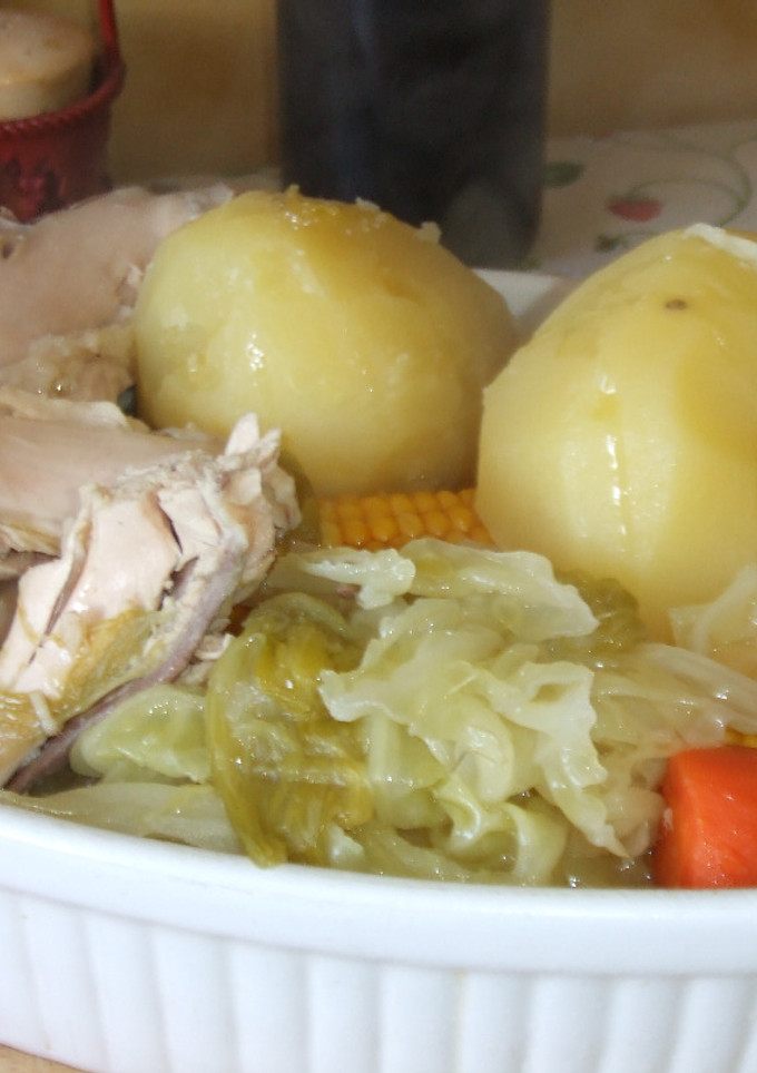 Una foto de Puchero de gallina de pobre