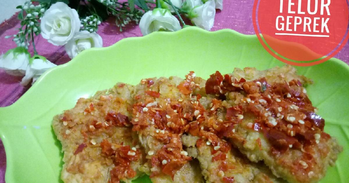 Resep Telor Geprek Oleh Tati Sweet Cookpad