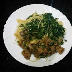 A picture of Wet-fried beef.