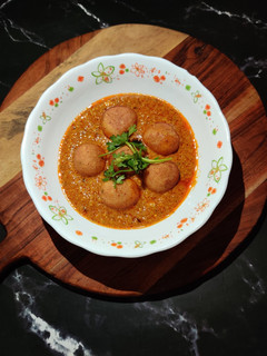 A picture of PANEER KOFTA (no onion no garlic).