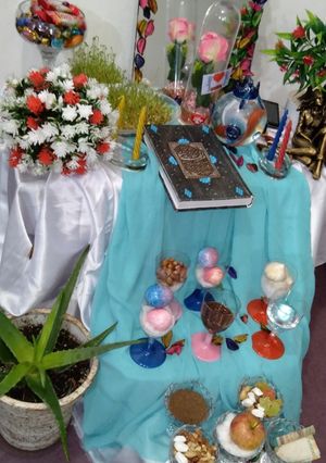 عکسی از دستور سفره هفتسین