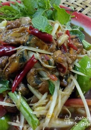 รูปของ ส้มตำหอยดอง โดย:ทำครัวง่ายๆbyจุไรรัตน์