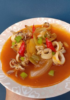 Foto resep Cumi saus padang