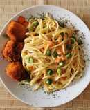 Tallarines con Pimiento