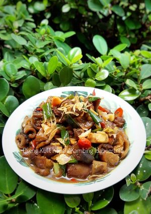 Foto resep Oseng Kulit Kepala Kambing