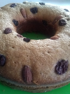 Una foto de Budín integral de banana y frutos secos