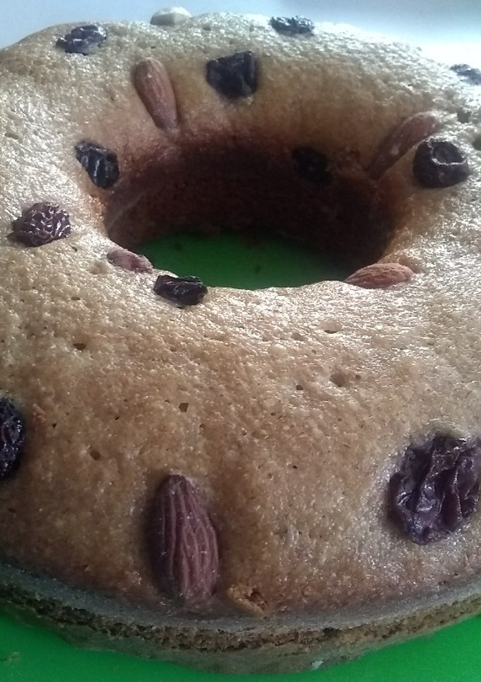 Una foto de Budín integral de banana y frutos secos