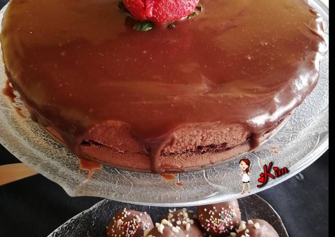 Recipe of Super Quick Homemade Chocolate Mousse Cake