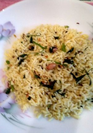 A picture of Methi Rice.