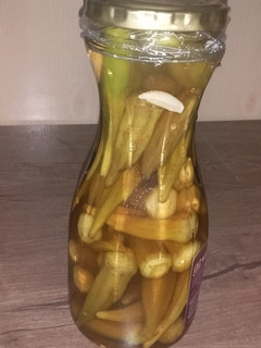 عکسی از دستور ترشی بامیه