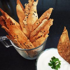 A picture of Whole Wheat Lavash Bread.