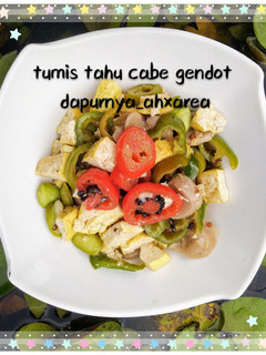 Foto resep Tumis Tahu Cabe Gendot