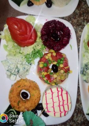 صورة لوصفة سلاطة صفية عصرية